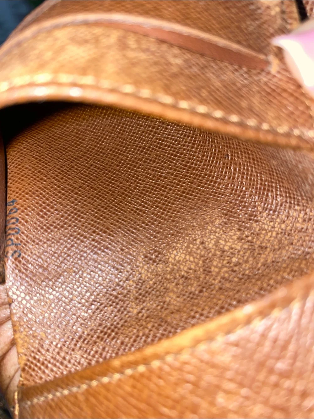 Louis Vuitton Brown Monogram Canvas Gold Chain Shoulder Bag